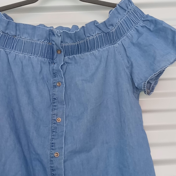 Women's off shoulder top size large - Picture 2 of 6